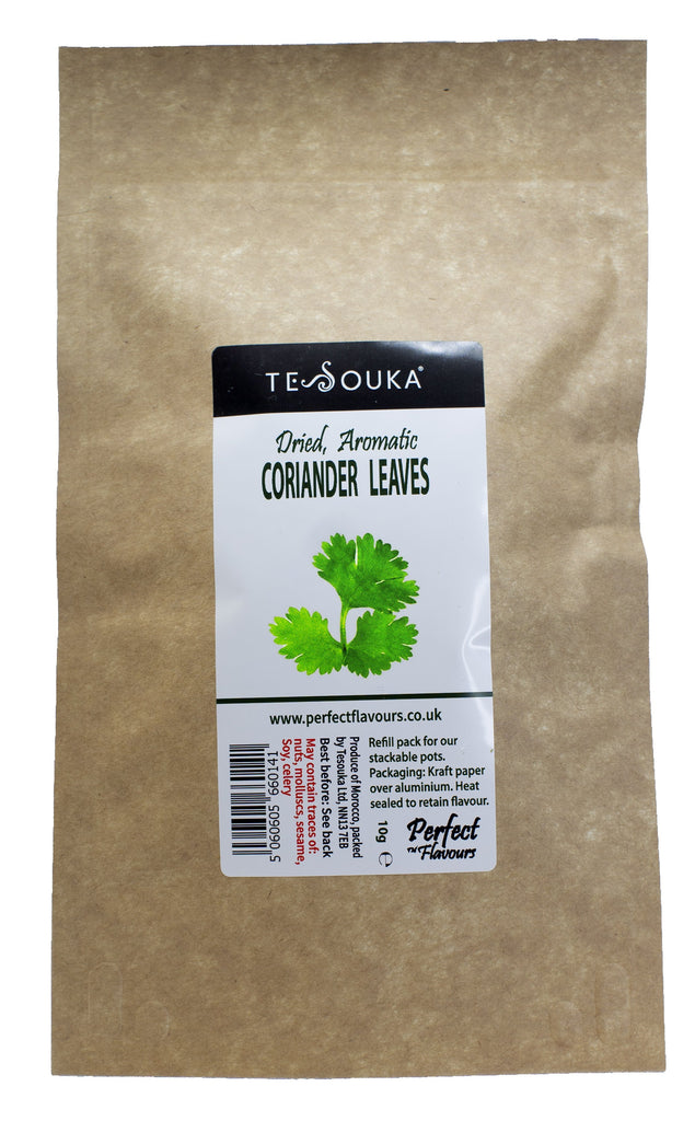 Freshly dried Coriander leaves 10g Pouches