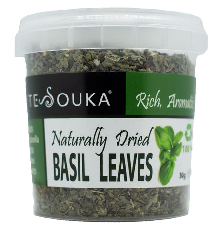 Freshly dried Basil leaves (25g)